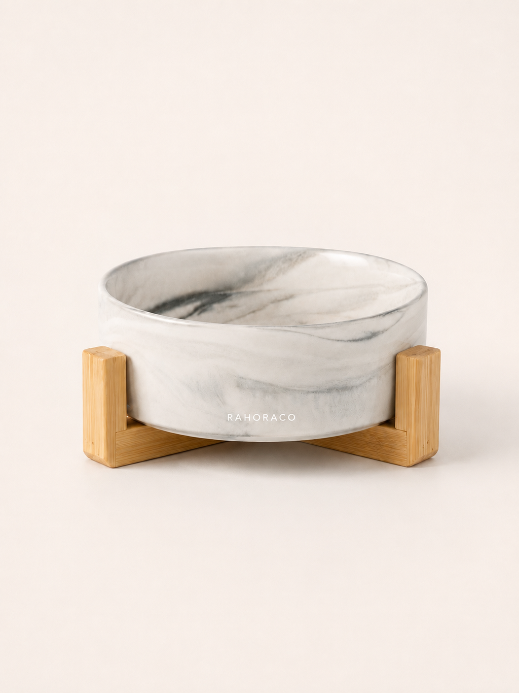 Single Bamboo Bowl Stand